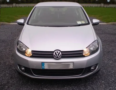 VW Golf accident repair, after