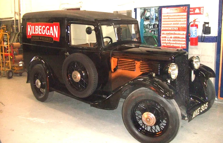Kilbeggan vintage van restoration, after
